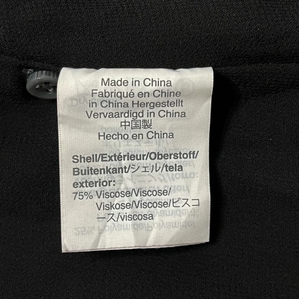 J.Crew Women’s Velvet Black Tank Top Size 10 Fully Lined‎